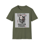 Cyberpunk skull with system errors T-Shirt
