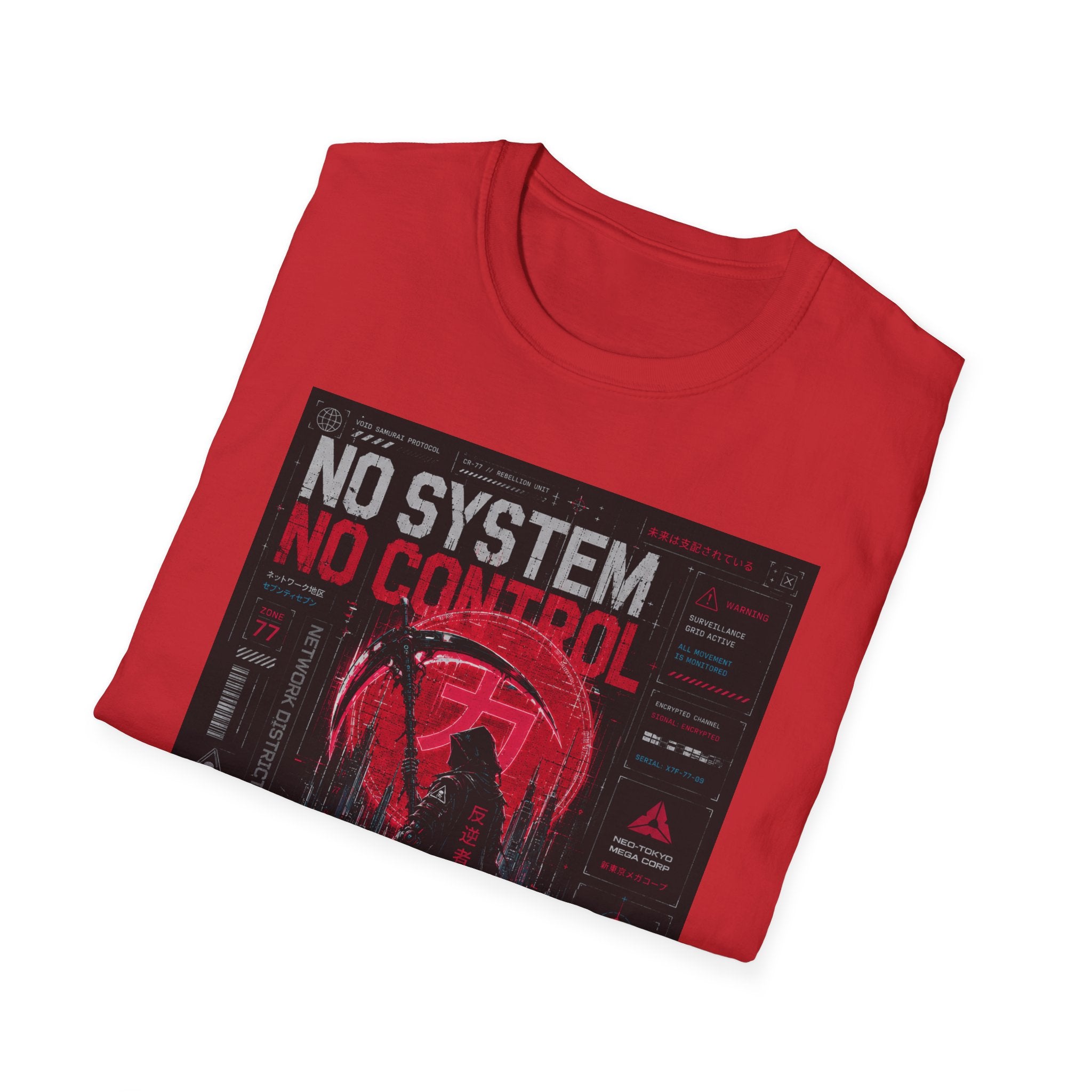 Rebel samurai in a dystopian world T-Shirt