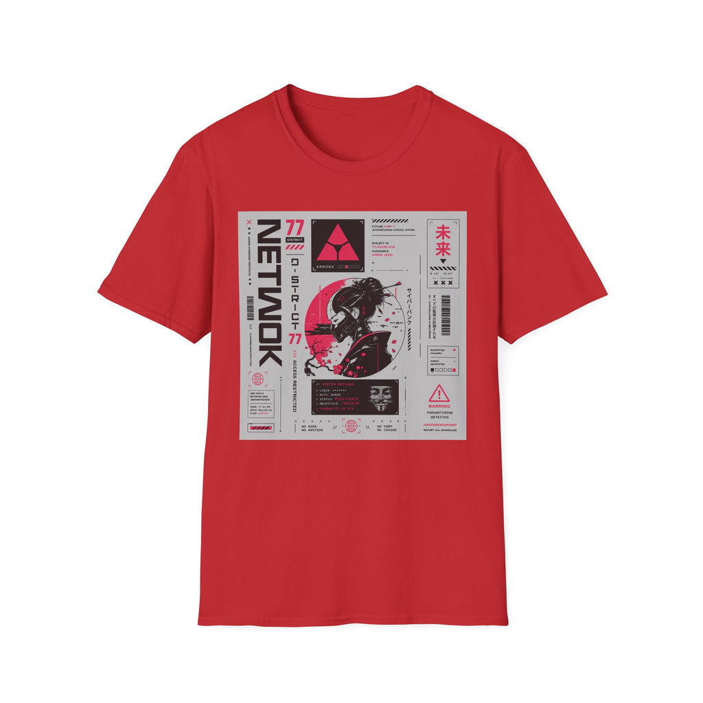 Neo Tokyo cyberpunk district T-Shirt