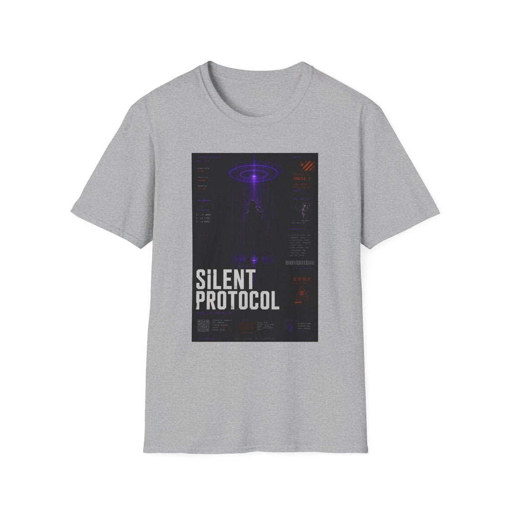 Silent protocol operative under surveillance beam T-Shirt