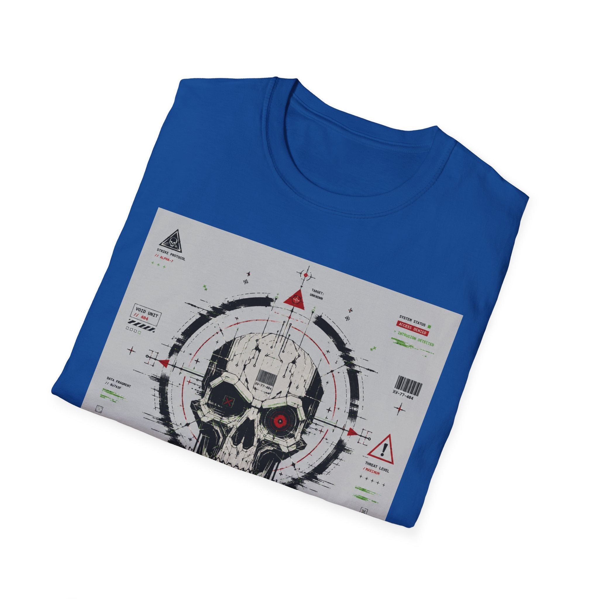 Mechanical skull with targeting interface T-Shirt