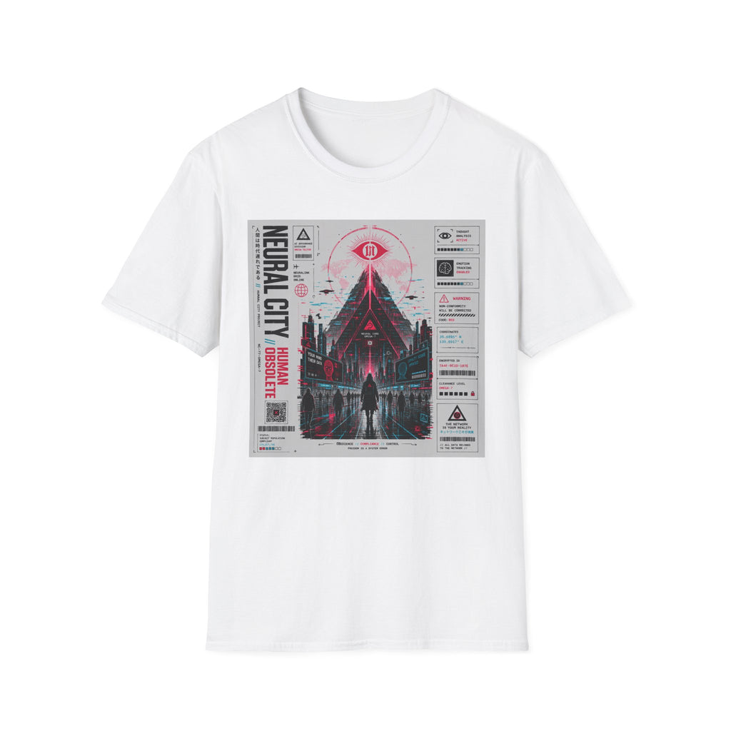 Neural city: control, compliance, obedience T-Shirt
