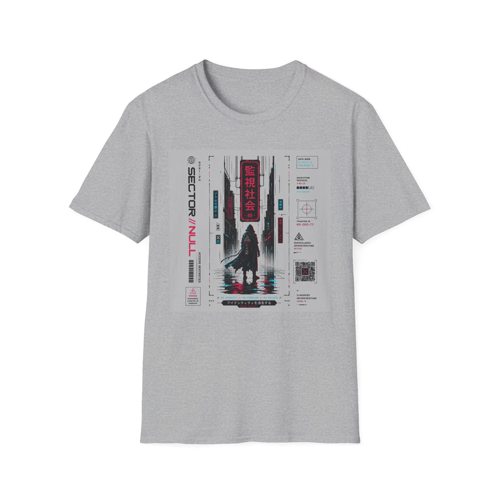 Surveillance city nightscape poster T-Shirt