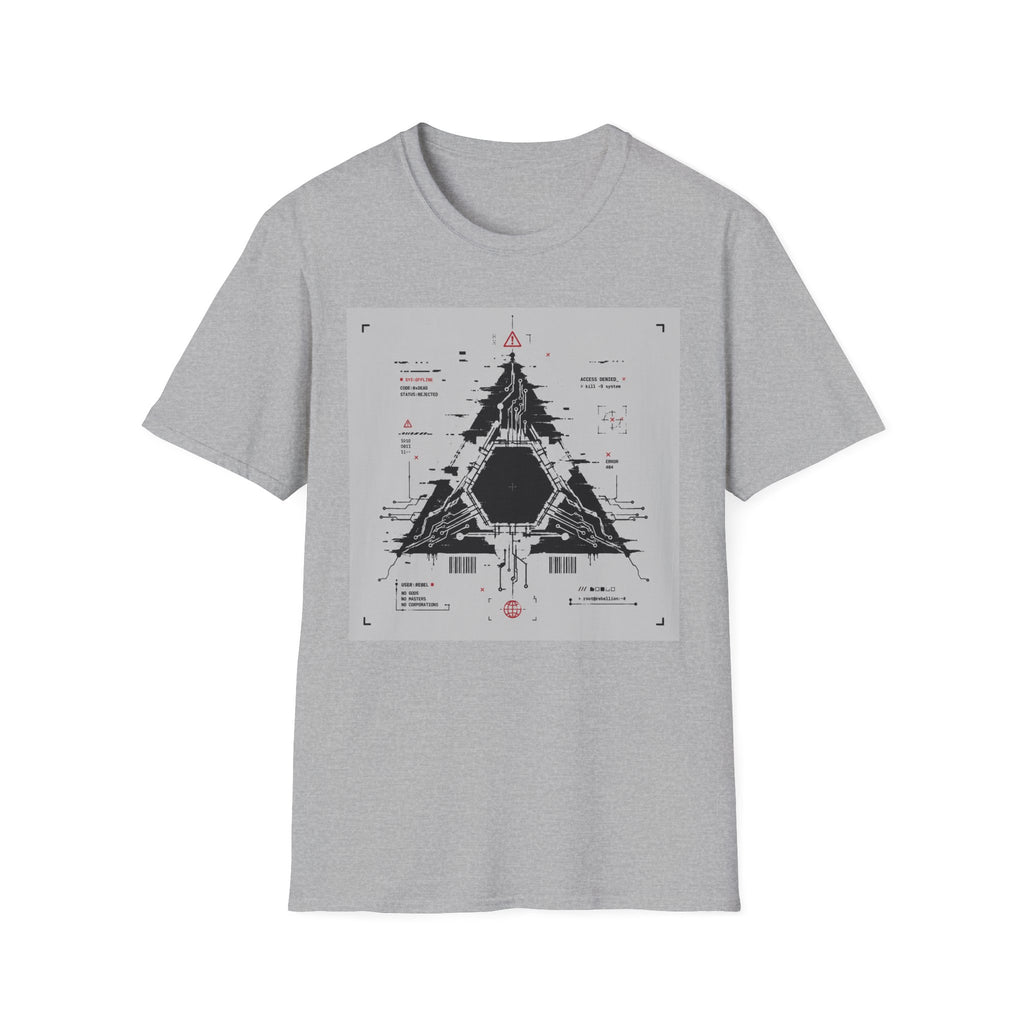 Glitched system interface design T-Shirt