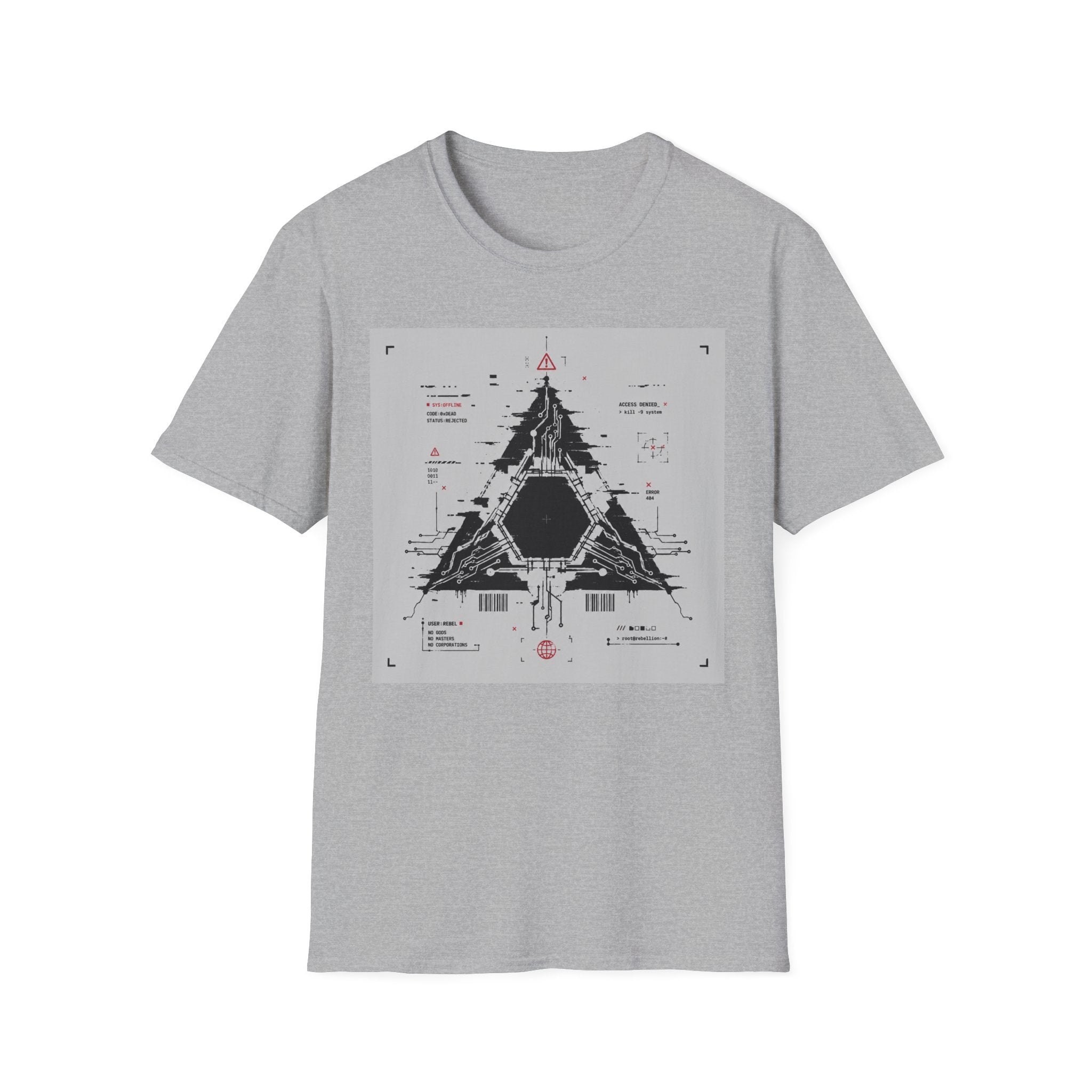Glitched system interface design T-Shirt