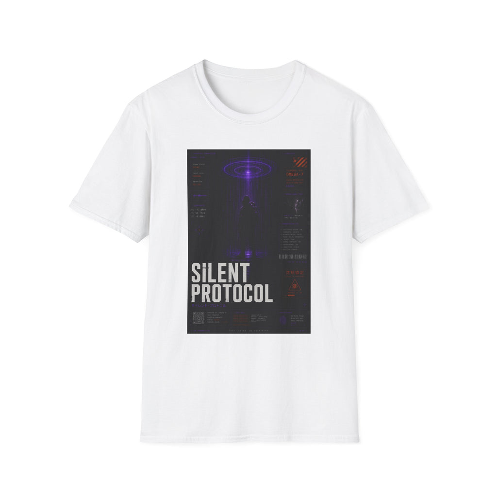 Silent protocol operative under surveillance beam T-Shirt