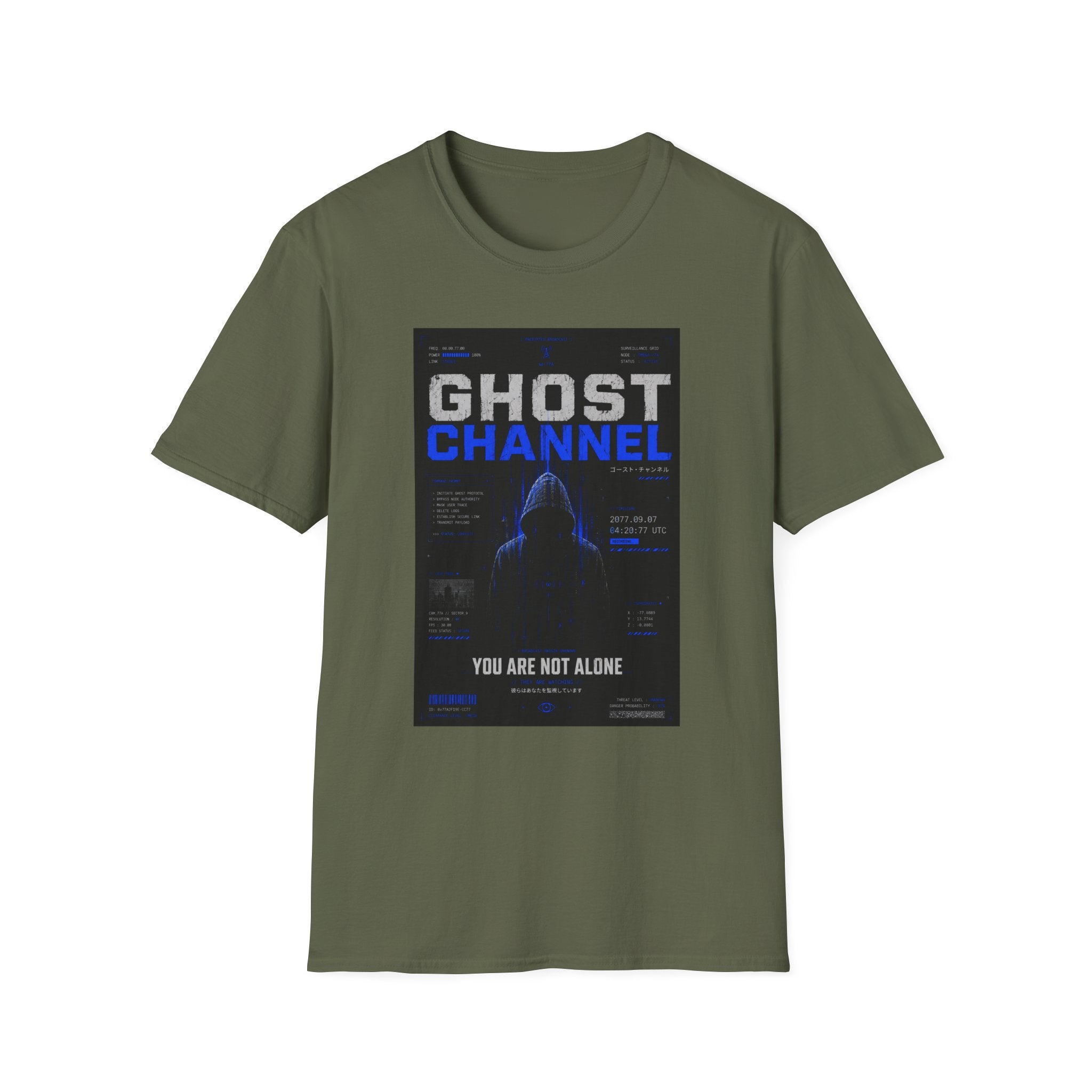 Encrypted broadcast: ghost channel alert T-Shirt
