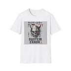 Cyberpunk skull with system errors T-Shirt