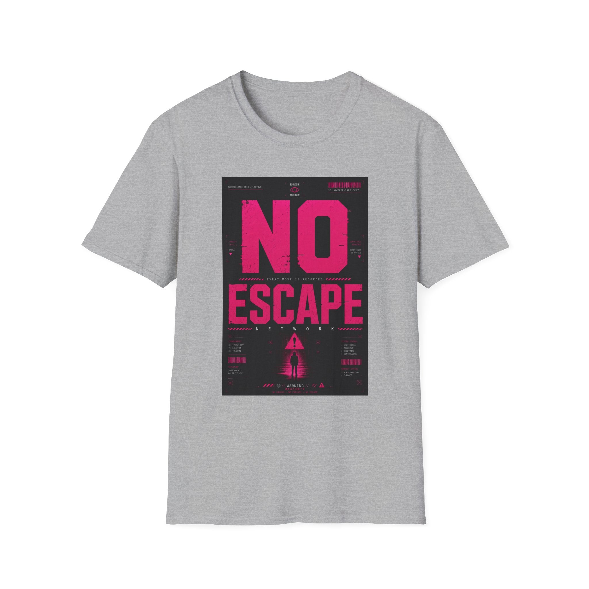 No escape: surveillance network active T-Shirt