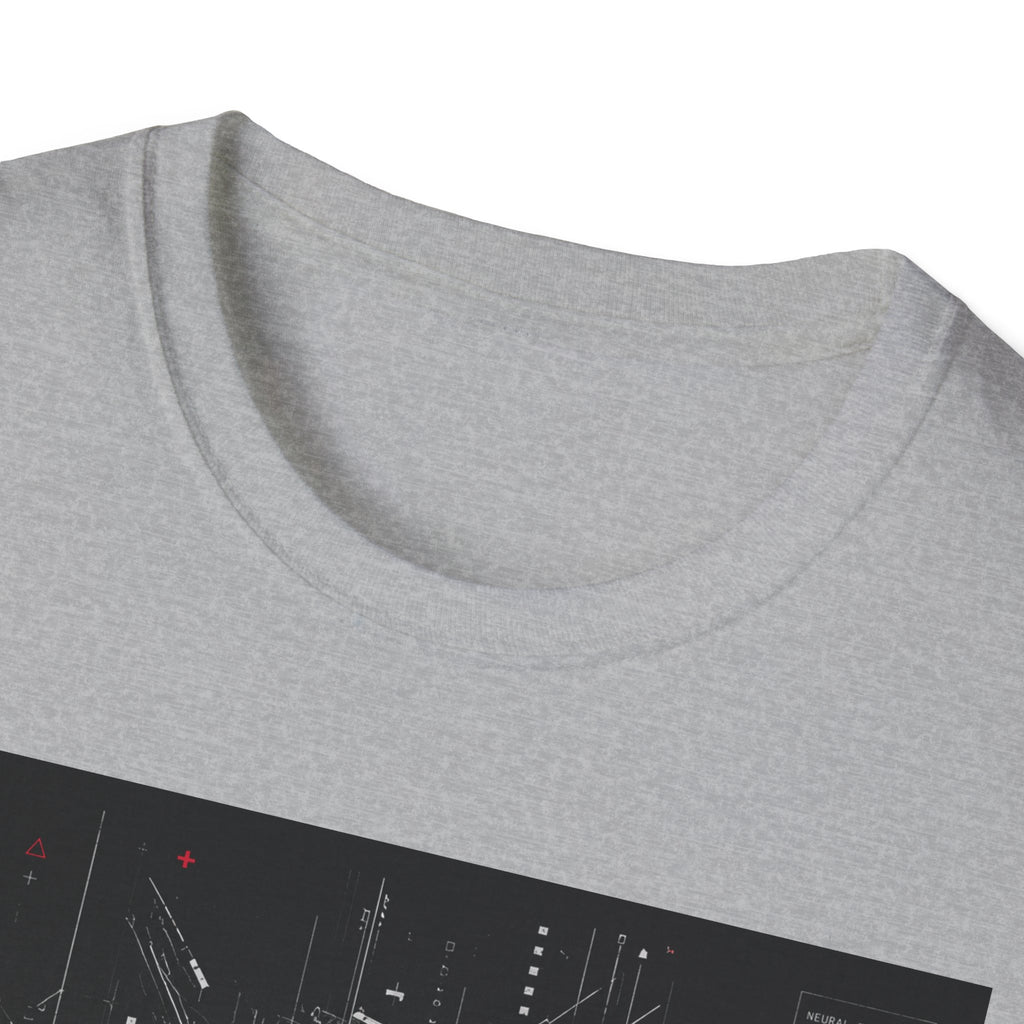 Fractured cybernetic schematic design T-Shirt