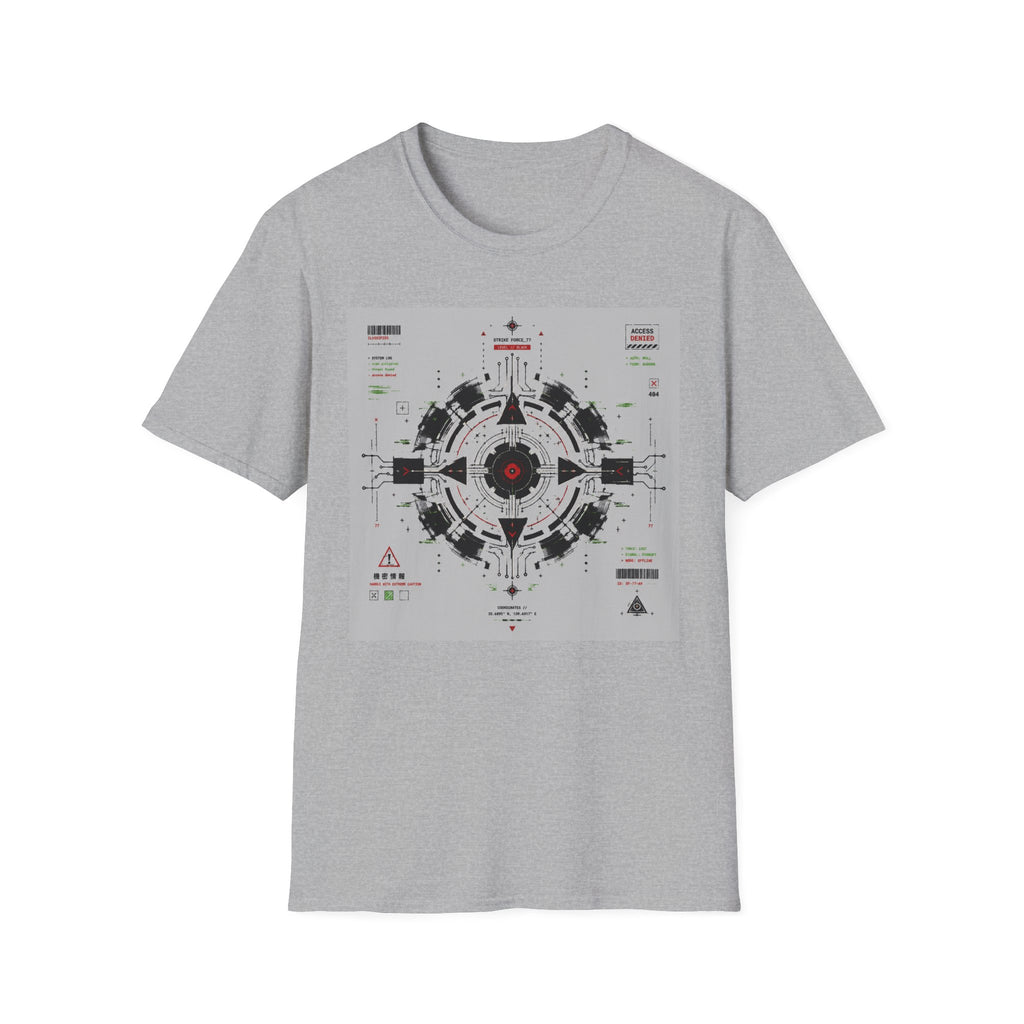 Strike force HUD with glitch effects T-Shirt