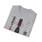 Surveillance society: Anonymous rebellion poster T-Shirt