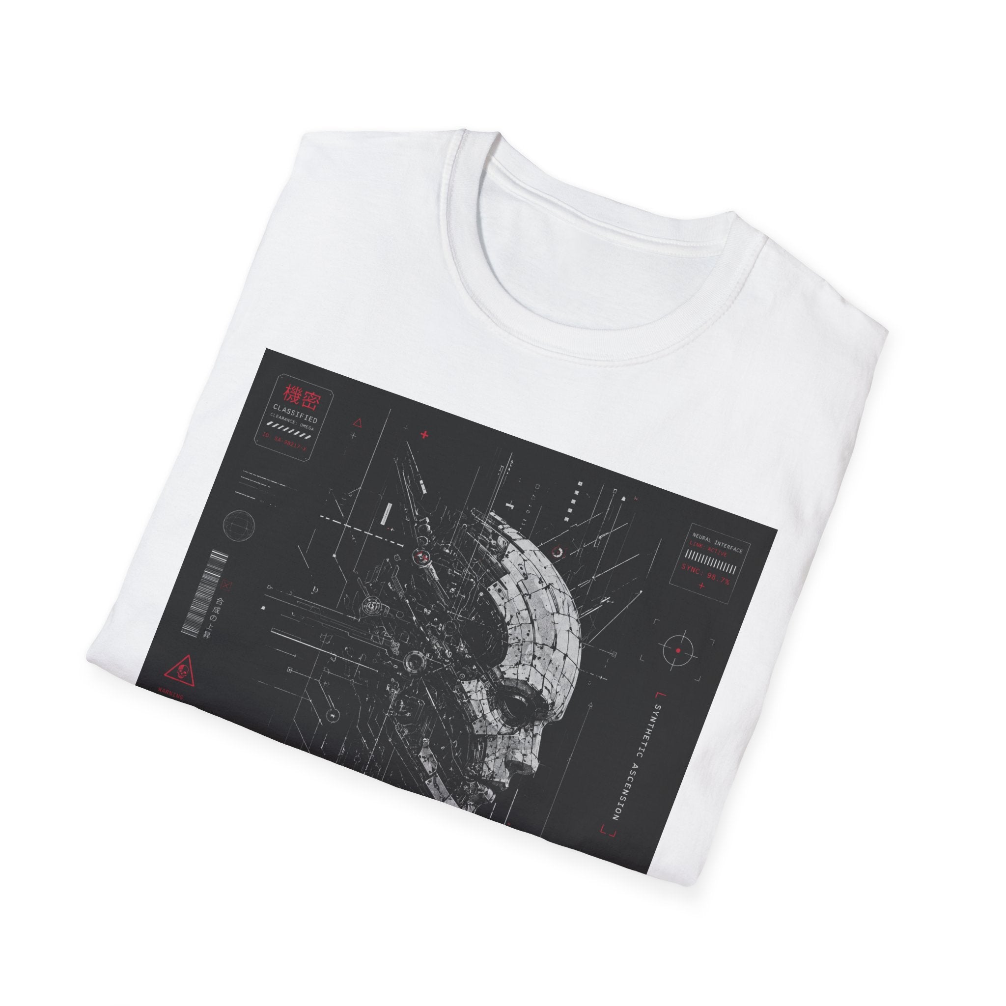 Fractured cybernetic schematic design T-Shirt