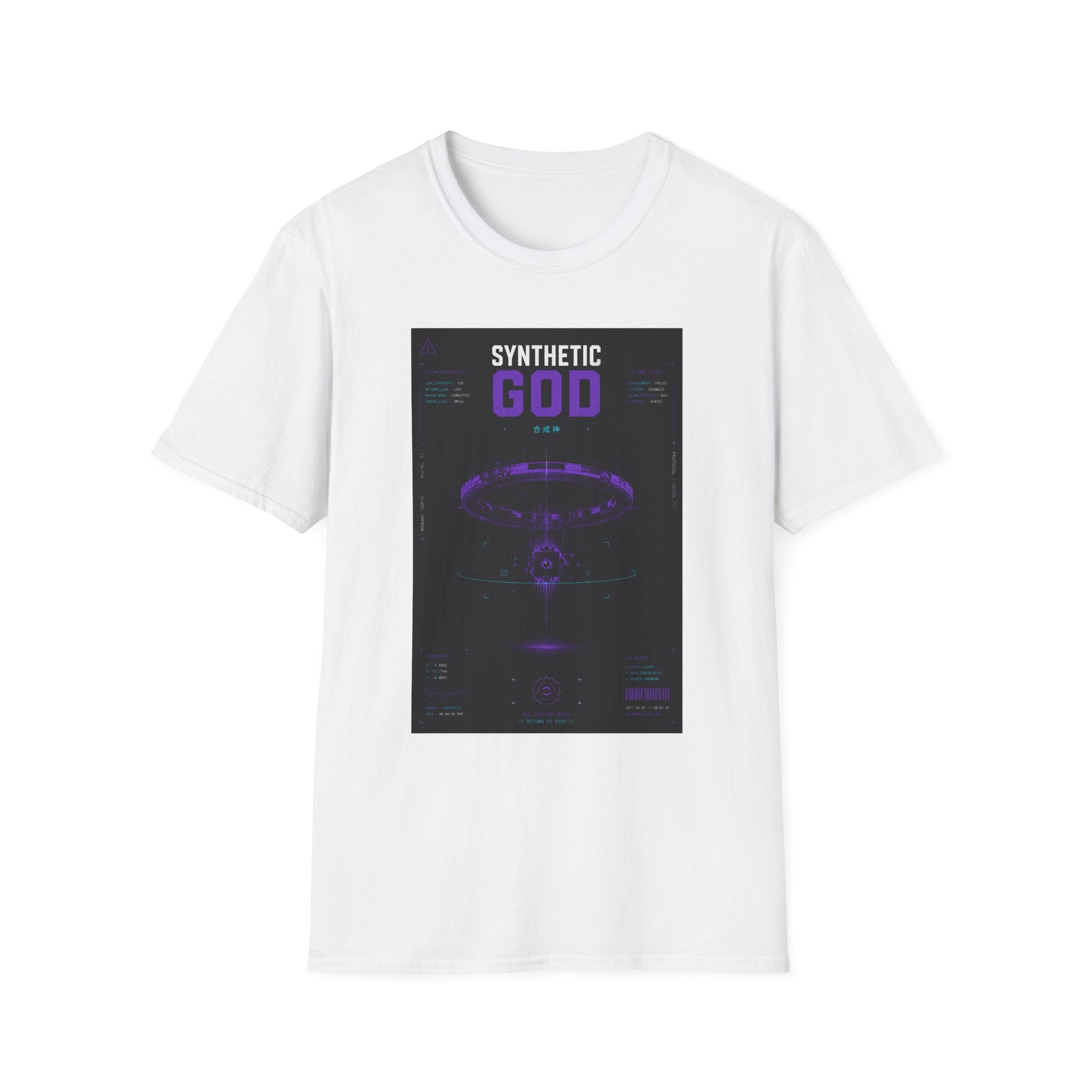 Synthetic god system diagnostic poster T-Shirt