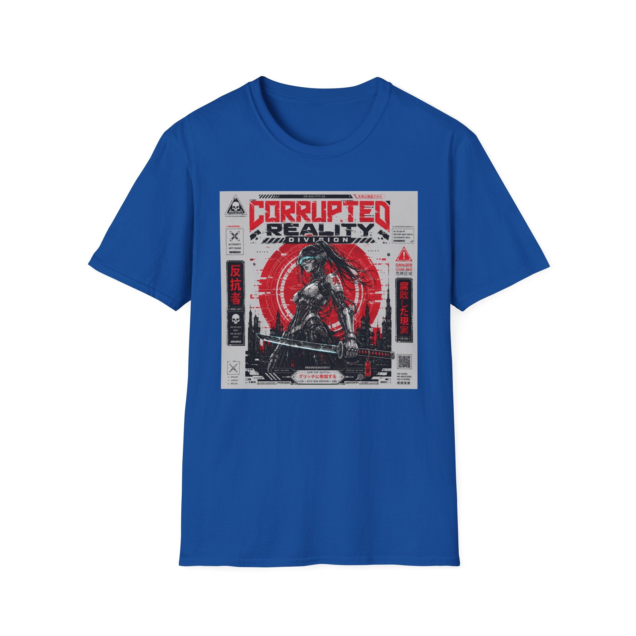 Corrupted reality: Rebel warrior's stand T-Shirt