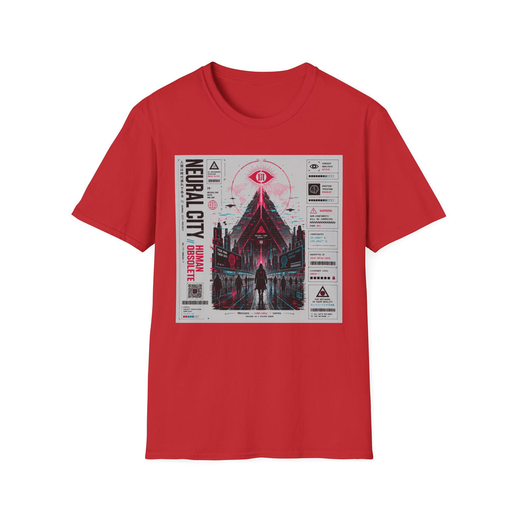 Neural city: control, compliance, obedience T-Shirt