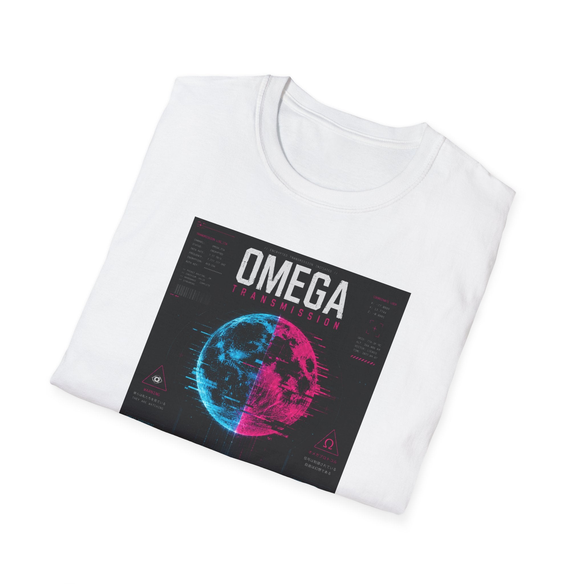 Encrypted transmission: Omega protocol T-Shirt
