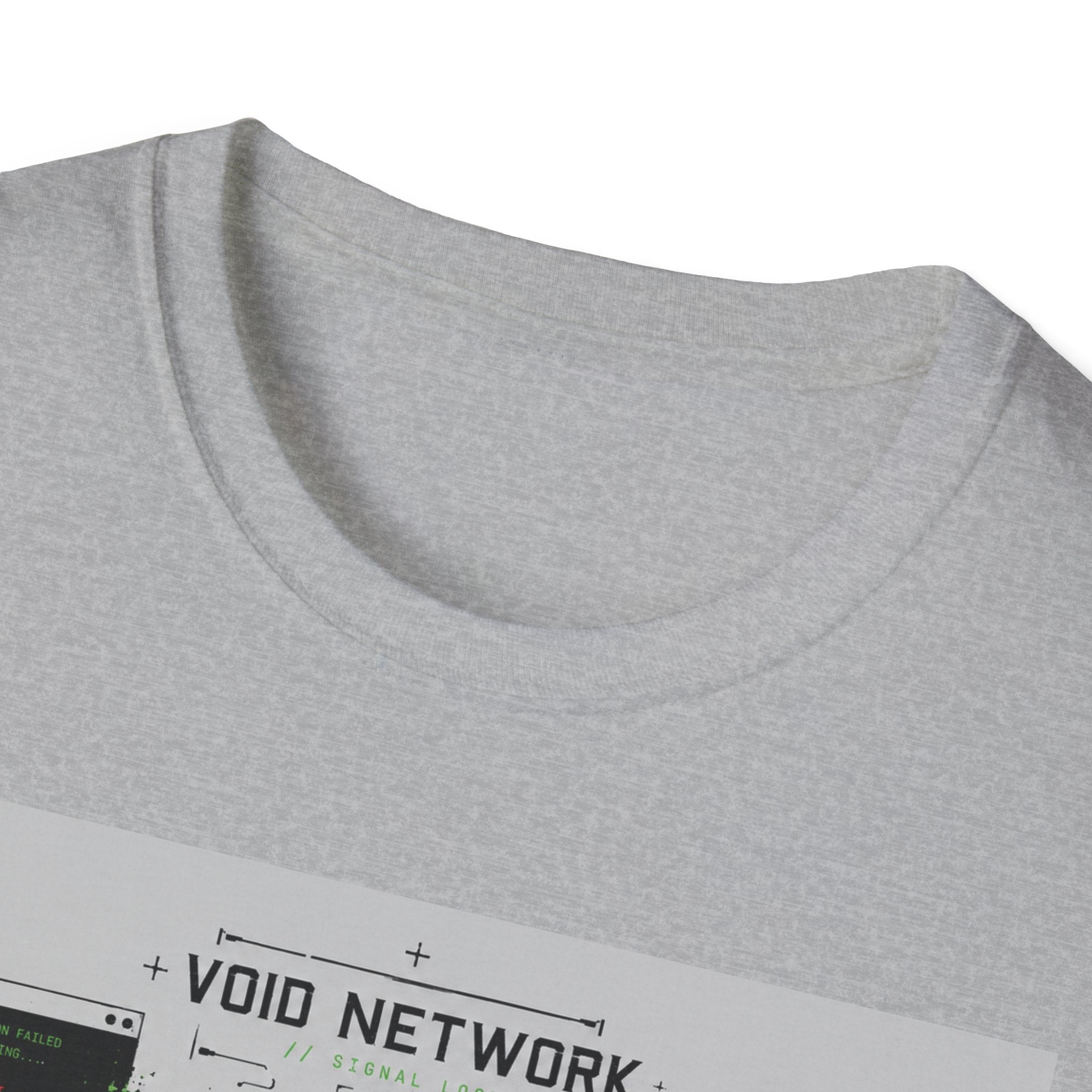 Glitched skull in the void network T-Shirt