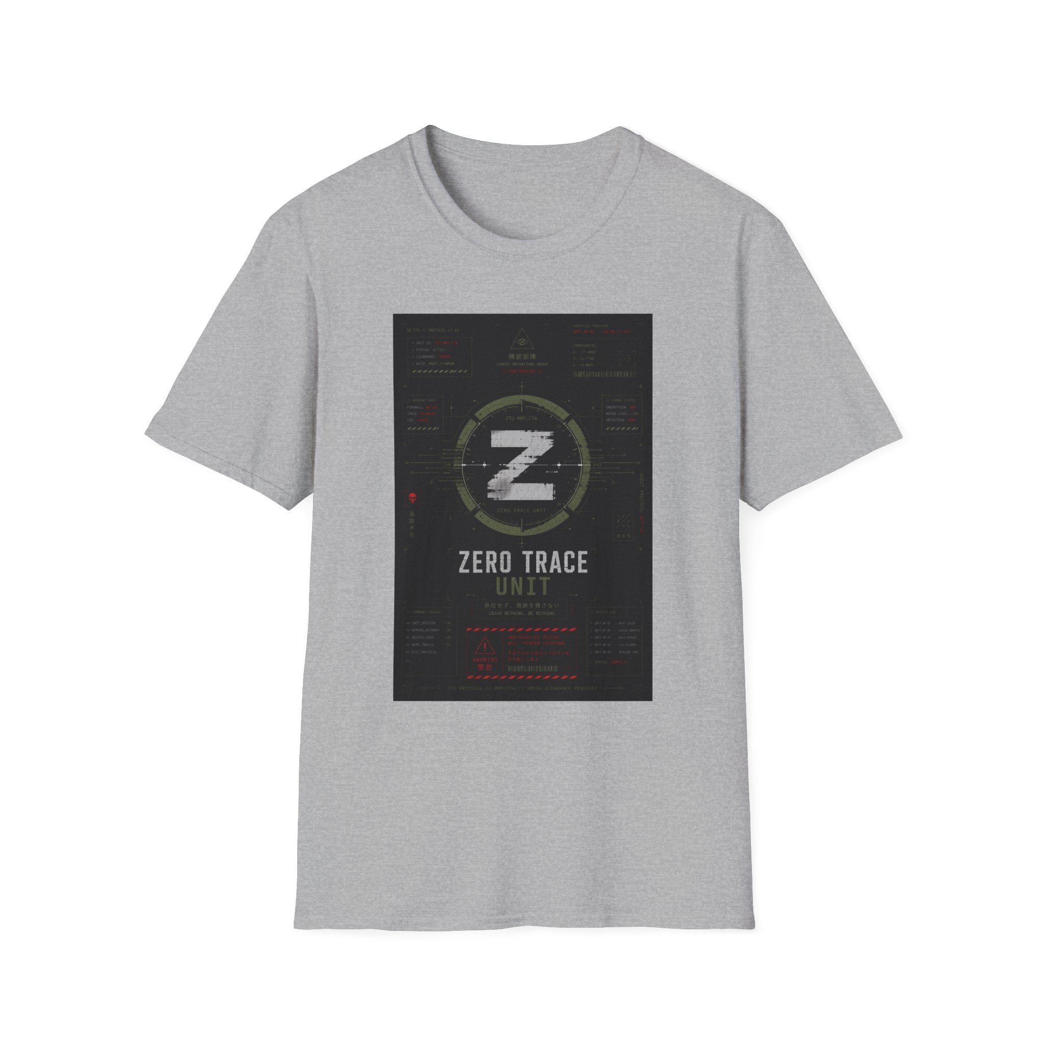 Zero trace protocol dashboard T-Shirt