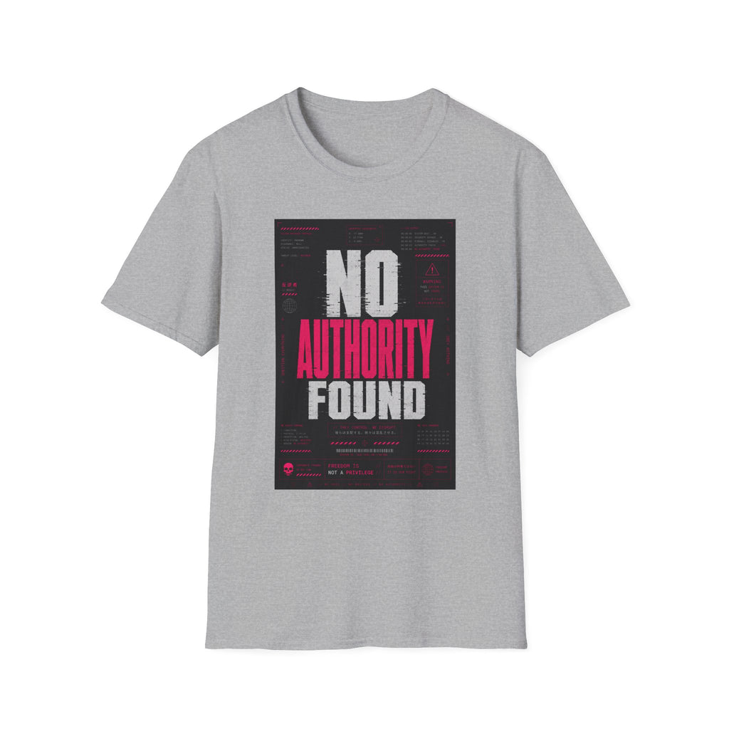 No authority found: system breach T-Shirt