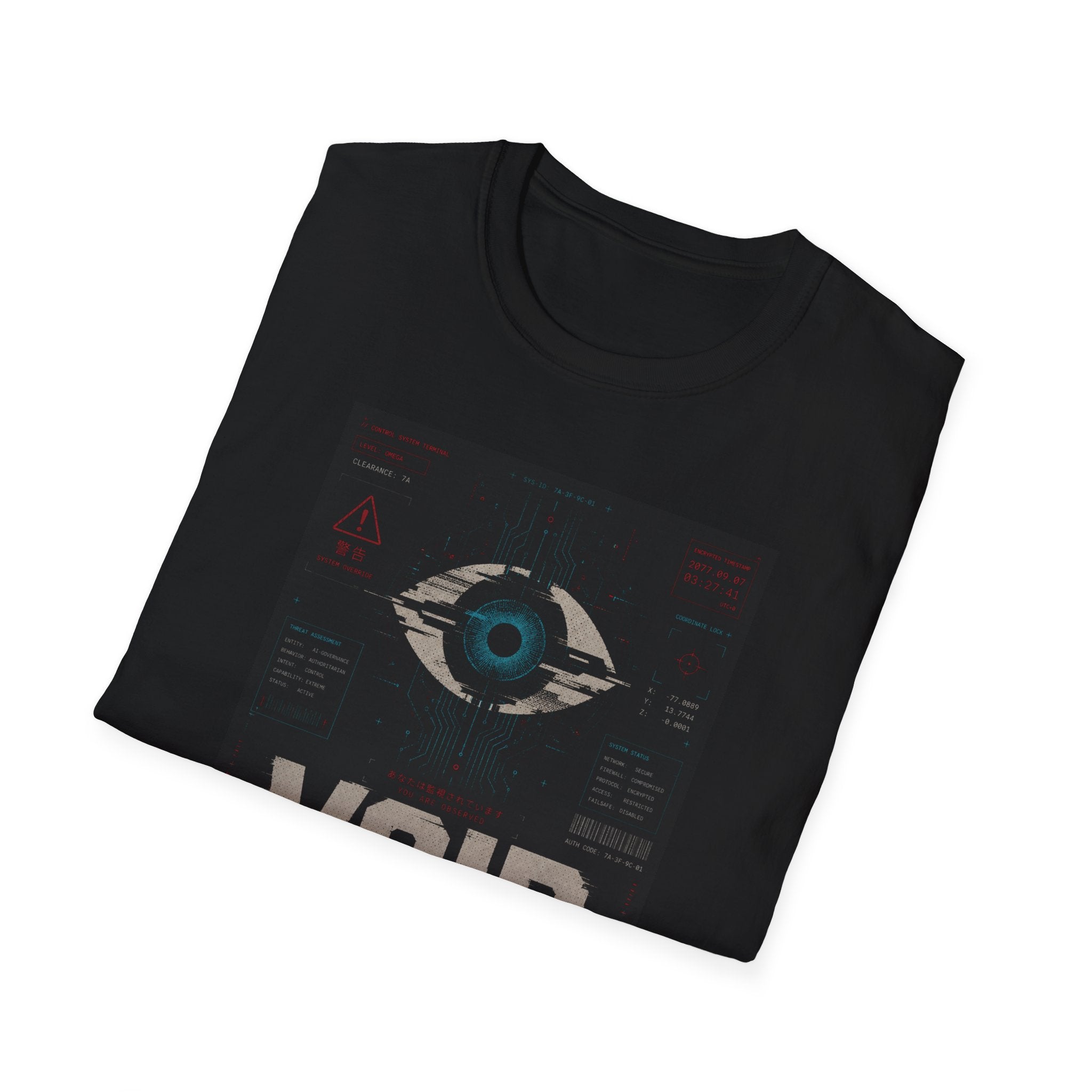 Surveillance system control terminal poster T-Shirt