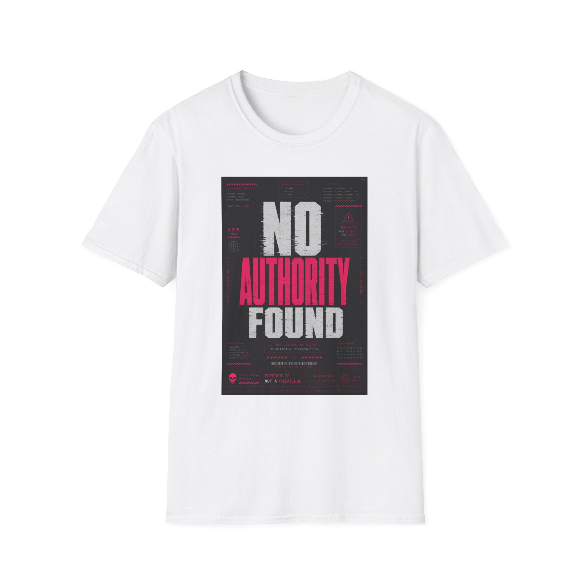 No authority found: system breach T-Shirt
