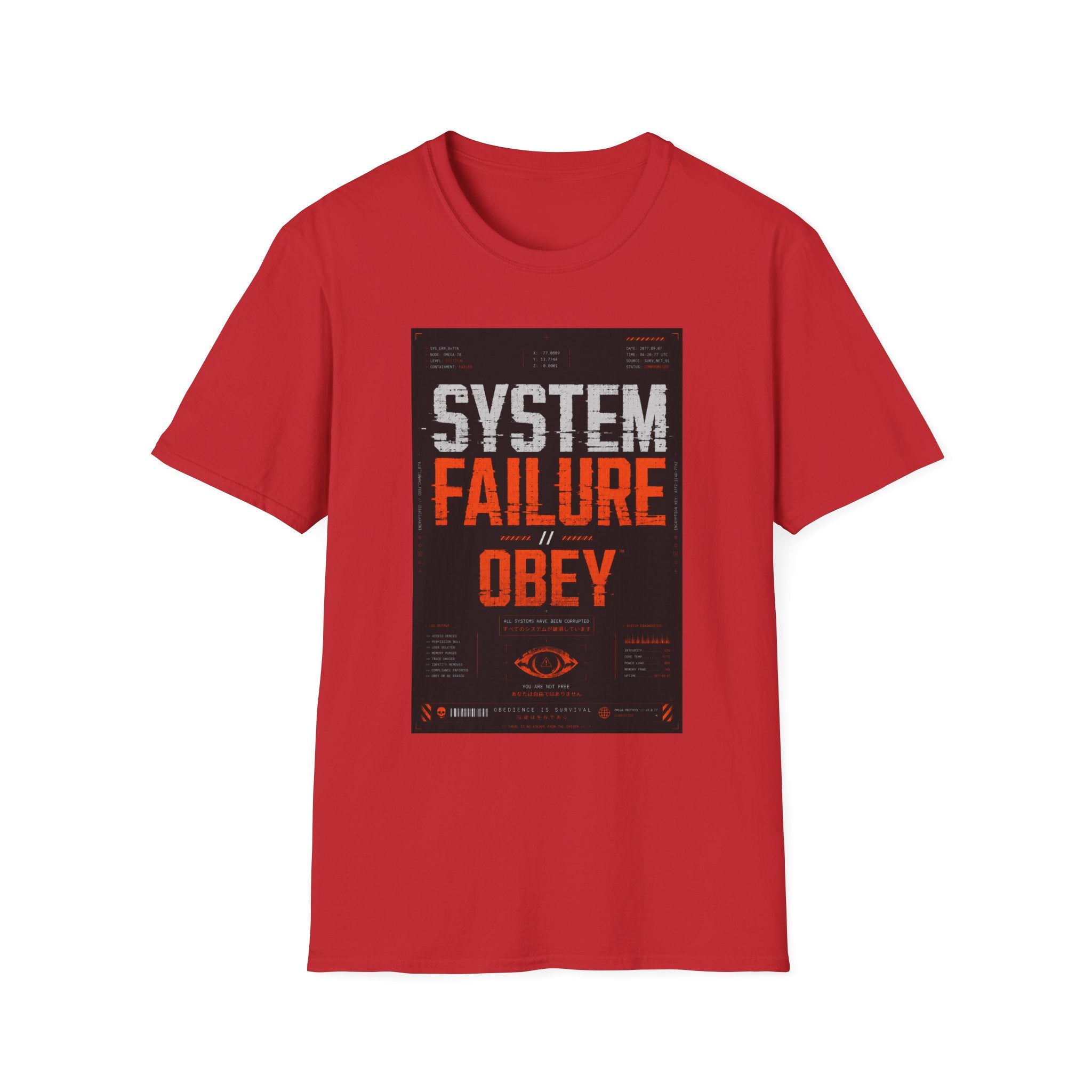 System failure: obedience or obliteration T-Shirt