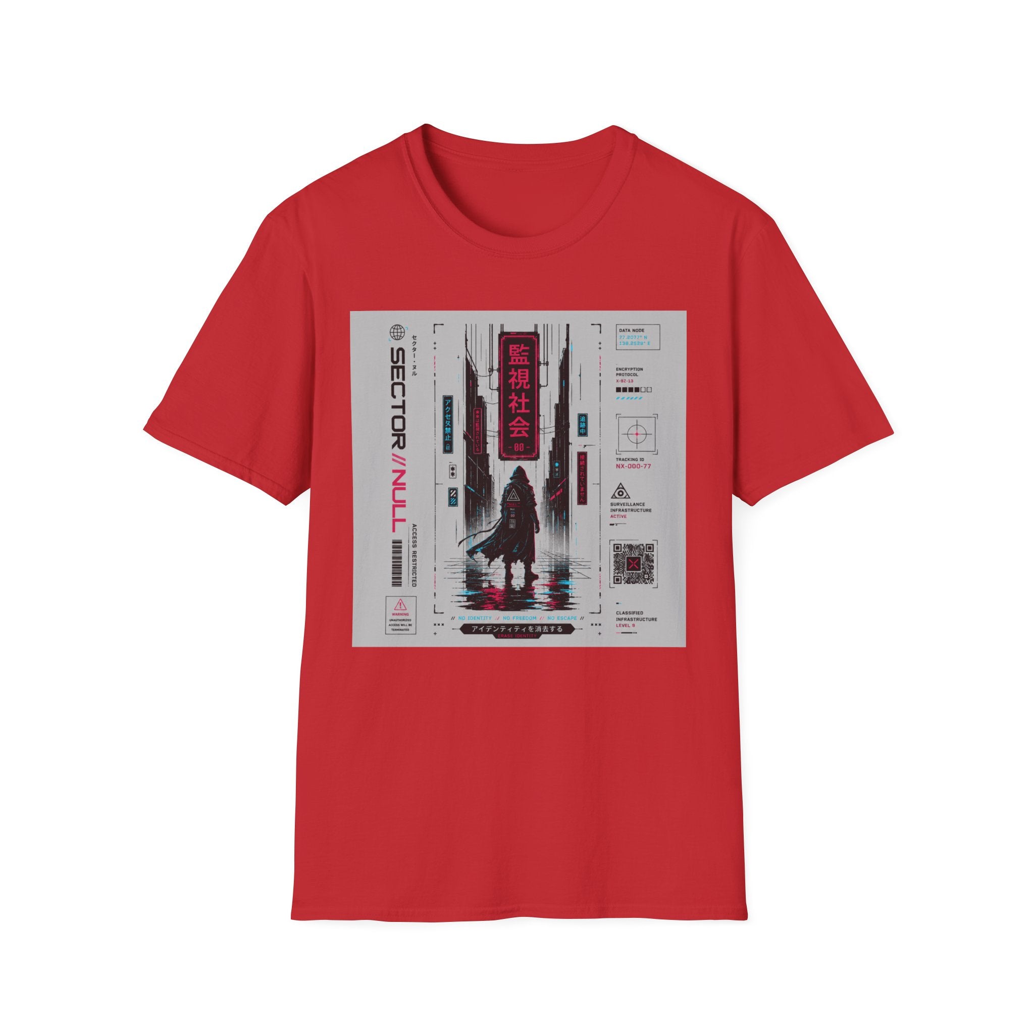Surveillance city nightscape poster T-Shirt