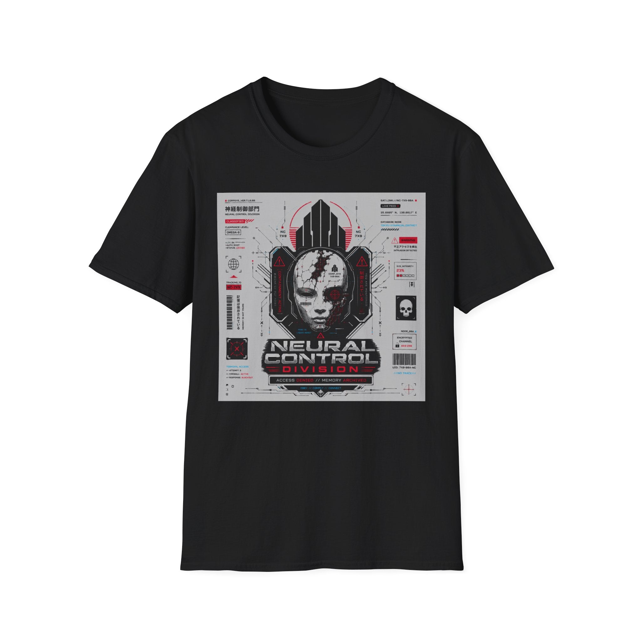 Neural control system interface design T-Shirt