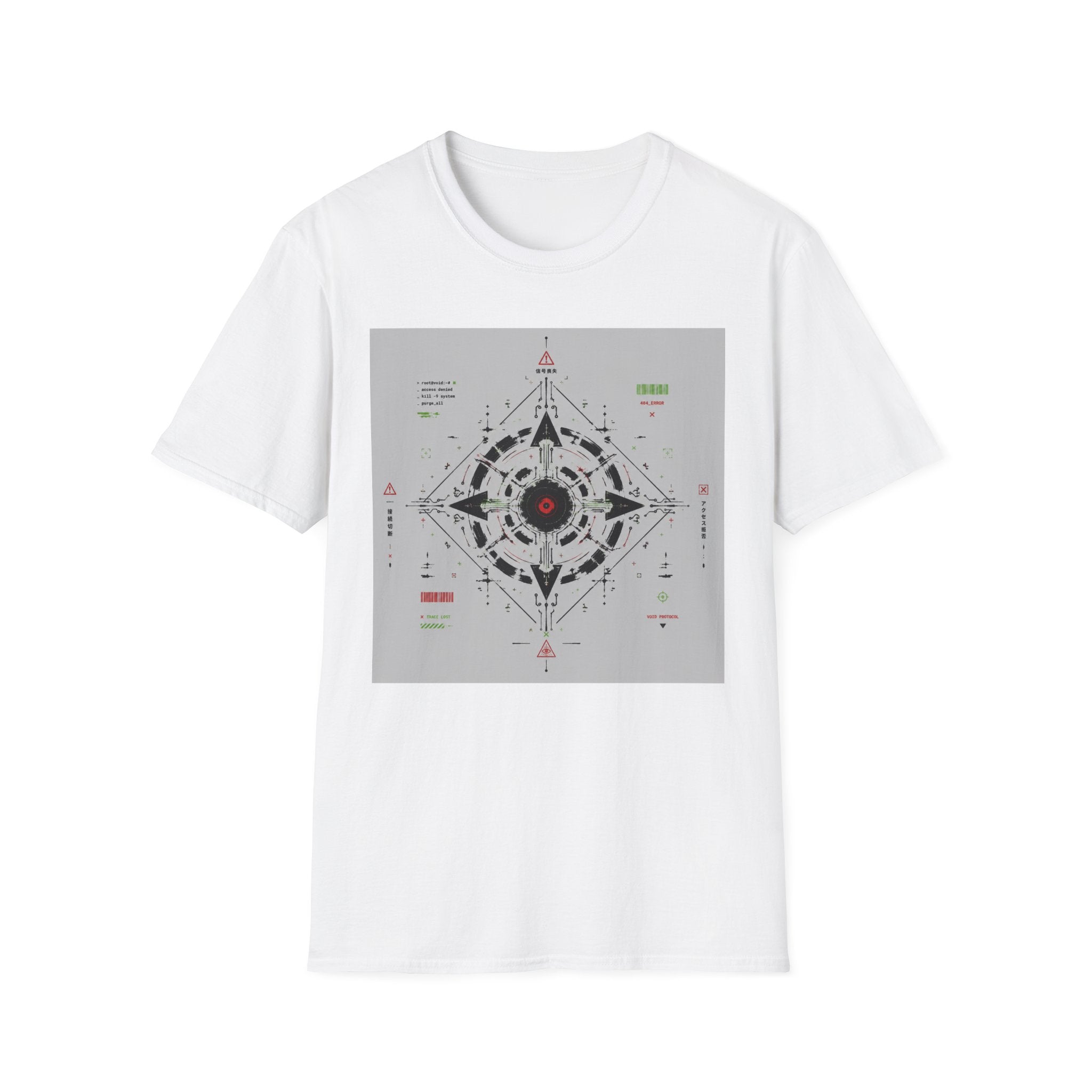 Techno sigil with cyberpunk elements T-Shirt